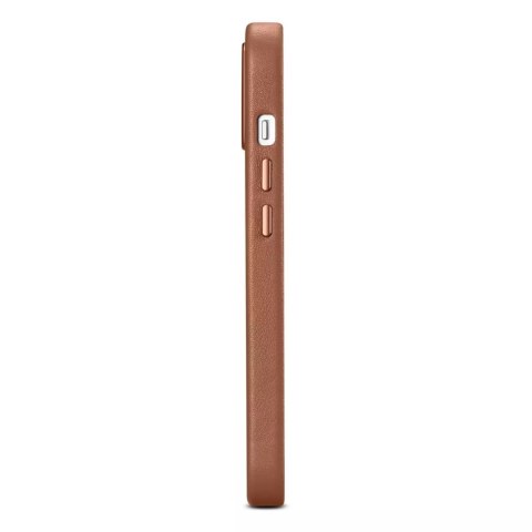 ICarer ICarer Case Leather pokrowiec etui z naturalnej skóry do iPhone 14 Plus brązowy (kompatybilne z MagSafe) ICarer ICarer Case Leather pokrowiec etui z naturalnej skóry do iPhone 14 Plus brązowy (kompatybilne z MagSafe)