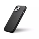 ICarer ICarer Case Leather pokrowiec etui z naturalnej skóry do iPhone 14 Plus czarny (kompatybilne z MagSafe)