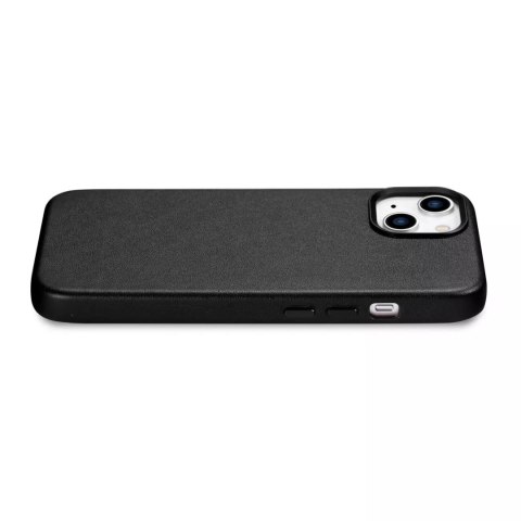 ICarer ICarer Case Leather pokrowiec etui z naturalnej skóry do iPhone 14 Plus czarny (kompatybilne z MagSafe) ICarer ICarer Case Leather pokrowiec etui z naturalnej skóry do iPhone 14 Plus czarny (kompatybilne z MagSafe)