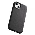 ICarer ICarer Case Leather pokrowiec etui z naturalnej skóry do iPhone 14 Plus czarny (kompatybilne z MagSafe)