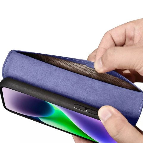 ICarer ICarer Wallet Case 2in1 etui iPhone 14 Plus skórzany pokrowiec z klapką Anti-RFID jasnofioletowy (WMI14220727-LP) ICarer ICarer Wallet Case 2in1 etui iPhone 14 Plus skórzany pokrowiec z klapką Anti-RFID jasnofioletowy (WMI14220727-LP)
