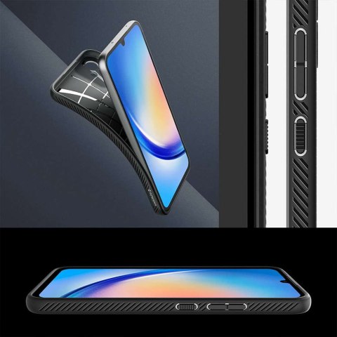 Spigen Etui na telefon Spigen Liquid Air obudowa ochronna do Samsung Galaxy A34 5G Matte Black Spigen Etui na telefon Spigen Liquid Air obudowa ochronna do Samsung Galaxy A34 5G Matte Black