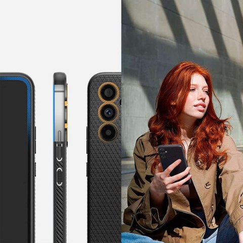 Spigen Etui na telefon Spigen Liquid Air obudowa pancerne do Samsung Galaxy A54 5G Matte Black Spigen Etui na telefon Spigen Liquid Air obudowa pancerne do Samsung Galaxy A54 5G Matte Black