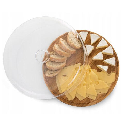 PRACTIC PATERA DREWNIANA Z KLOSZEM 30cm NA SERY CIASTO PRACTIC PATERA DREWNIANA Z KLOSZEM 30cm NA SERY CIASTO
