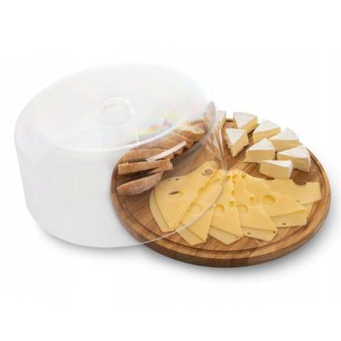 PRACTIC PATERA DREWNIANA Z KLOSZEM 30cm NA SERY CIASTO PRACTIC PATERA DREWNIANA Z KLOSZEM 30cm NA SERY CIASTO