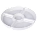 ALPINA PORCELANOWY TALERZ PÓŁMISEK DO SERWOWANIA PRZEKĄSEK 139329