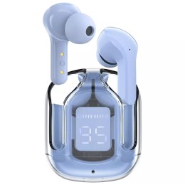 Acefast Słuchawki bezprzewodowe Acefast dokanałowe TWS Bluetooth jasnoniebieski (T6 ice blue)