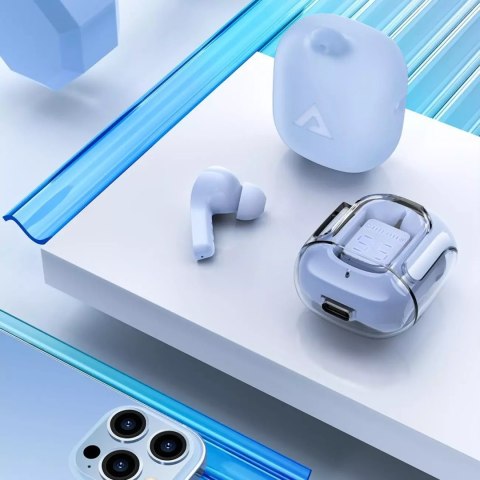 Acefast Słuchawki bezprzewodowe Acefast dokanałowe TWS Bluetooth jasnoniebieski (T6 ice blue) Acefast Słuchawki bezprzewodowe Acefast dokanałowe TWS Bluetooth jasnoniebieski (T6 ice blue)