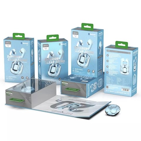 Acefast Słuchawki bezprzewodowe Acefast dokanałowe TWS Bluetooth jasnoniebieski (T6 ice blue) Acefast Słuchawki bezprzewodowe Acefast dokanałowe TWS Bluetooth jasnoniebieski (T6 ice blue)