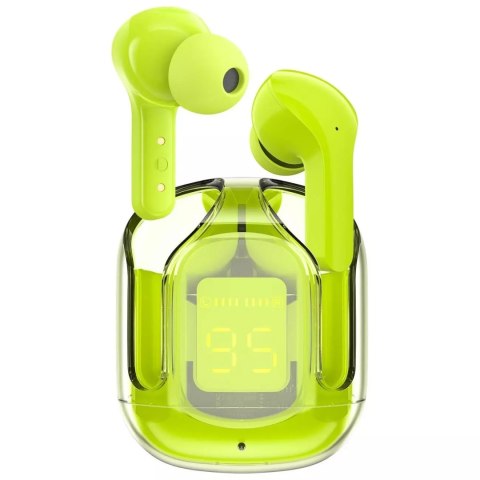 Acefast Słuchawki bezprzewodowe Acefast dokanałowe TWS Bluetooth zielony (T6 youth green) Acefast Słuchawki bezprzewodowe Acefast dokanałowe TWS Bluetooth zielony (T6 youth green)