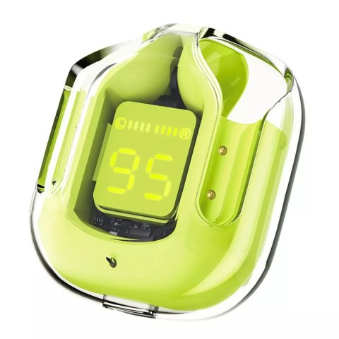 Acefast Słuchawki bezprzewodowe Acefast dokanałowe TWS Bluetooth zielony (T6 youth green) Acefast Słuchawki bezprzewodowe Acefast dokanałowe TWS Bluetooth zielony (T6 youth green)