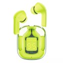 Acefast Słuchawki bezprzewodowe Acefast dokanałowe TWS Bluetooth zielony (T6 youth green)