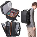 Bange Plecak podróżny Bange BackPack biznesowy plecak rozszerzalny Torba pojemna do laptopa 17.3" z portem USB Czarny