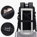 Bange Plecak podróżny Bange BackPack biznesowy plecak rozszerzalny Torba pojemna do laptopa 17.3" z portem USB Czarny