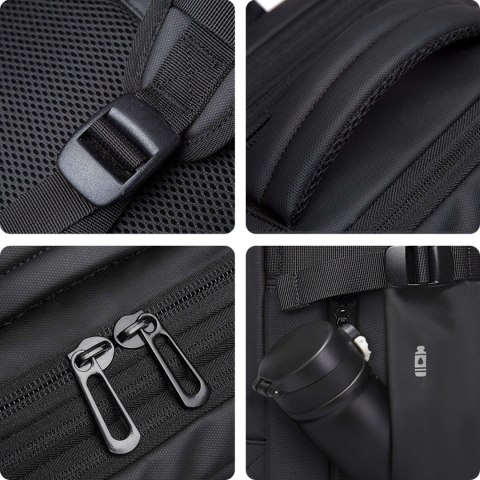 Bange Plecak podróżny Bange BackPack biznesowy plecak rozszerzalny Torba pojemna do laptopa 17.3" z portem USB Czarny Bange Plecak podróżny Bange BackPack biznesowy plecak rozszerzalny Torba pojemna do laptopa 17.3" z portem USB Czarny