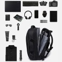Bange Plecak podróżny Bange BackPack biznesowy plecak rozszerzalny Torba pojemna do laptopa 17.3" z portem USB Czarny