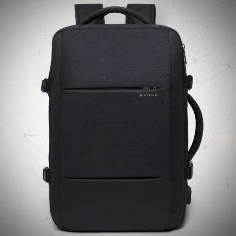 Bange Plecak podróżny Bange BackPack biznesowy plecak rozszerzalny Torba pojemna do laptopa 17.3" z portem USB Czarny Bange Plecak podróżny Bange BackPack biznesowy plecak rozszerzalny Torba pojemna do laptopa 17.3" z portem USB Czarny