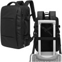 Bange Plecak podróżny Bange BackPack biznesowy plecak rozszerzalny Torba pojemna do laptopa 17.3" z portem USB Czarny