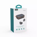 Choetech Słuchawki bezprzewodowe Choetech TWS wodoodporne z panelem słonecznym i wbudowanym powerbankiem 2500mAh czarny (BH-T05)