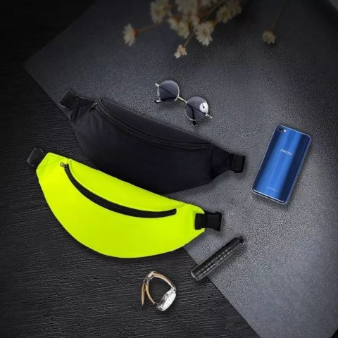 ProducentTymczasowy Saszetka Pas do biegania nerka etui na telefon klucze dokumenty portfel czarny ProducentTymczasowy Saszetka Pas do biegania nerka etui na telefon klucze dokumenty portfel czarny