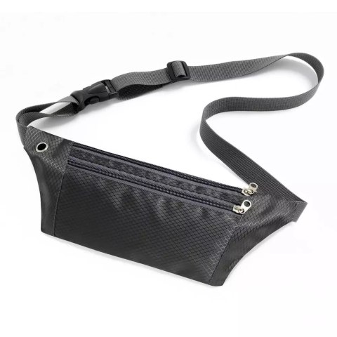 ProducentTymczasowy Saszetka Pas do biegania nerka na etui na telefon z wyjściem na słuchawki czarny ProducentTymczasowy Saszetka Pas do biegania nerka na etui na telefon z wyjściem na słuchawki czarny