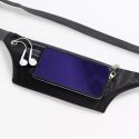 ProducentTymczasowy Saszetka Pas do biegania nerka na etui na telefon z wyjściem na słuchawki czarny
