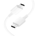 Samsung Oryginalny kabel Samsung USB-C do USB-C EP-DW767 do ładowania 1.8m 3A 25W / 45W Biały
