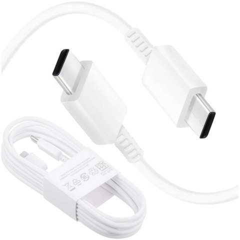 Samsung Oryginalny kabel Samsung USB-C do USB-C EP-DW767 do ładowania 1.8m 3A 25W / 45W Biały Samsung Oryginalny kabel Samsung USB-C do USB-C EP-DW767 do ładowania 1.8m 3A 25W / 45W Biały