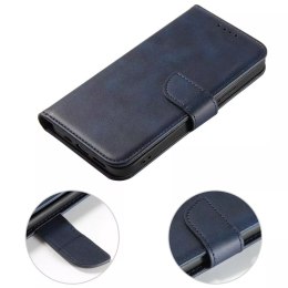 Spigen Etui na telefon Magnet Case do iPhone 14 Pro Max pokrowiec z klapką portfel podstawka niebieskie