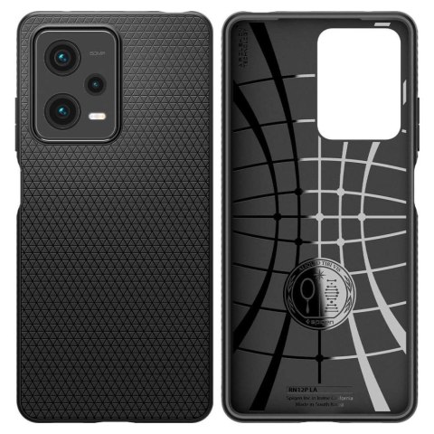 Spigen Etui na telefon Spigen Liquid Air obudowa ochronna do Xiaomi Redmi Note 12 Pro 5G / Poco X5 Pro 5G Matte Black Spigen Etui na telefon Spigen Liquid Air obudowa ochronna do Xiaomi Redmi Note 12 Pro 5G / Poco X5 Pro 5G Matte Black
