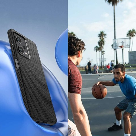 Spigen Etui na telefon Spigen Liquid Air obudowa ochronna do Xiaomi Redmi Note 12 Pro 5G / Poco X5 Pro 5G Matte Black Spigen Etui na telefon Spigen Liquid Air obudowa ochronna do Xiaomi Redmi Note 12 Pro 5G / Poco X5 Pro 5G Matte Black