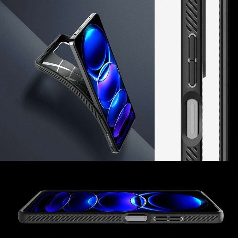 Spigen Etui na telefon Spigen Liquid Air obudowa ochronna do Xiaomi Redmi Note 12 Pro 5G / Poco X5 Pro 5G Matte Black Spigen Etui na telefon Spigen Liquid Air obudowa ochronna do Xiaomi Redmi Note 12 Pro 5G / Poco X5 Pro 5G Matte Black