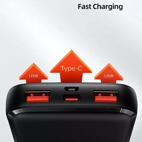 Usams USAMS Powerbank PB58 10000mAh 22.5W QC3.0+PD Fast Charge czarny/black 10KCD16101 (US-CD161) Usams USAMS Powerbank PB58 10000mAh 22.5W QC3.0+PD Fast Charge czarny/black 10KCD16101 (US-CD161)