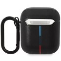 BMW Etui BMW BMA222PVTK do AirPods 1/2 cover czarny/black Leather Curved Line