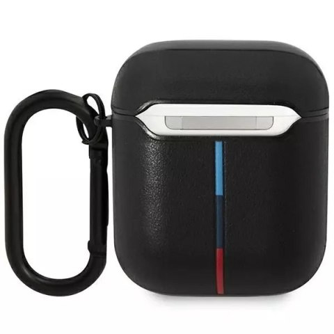BMW Etui BMW BMA222PVTK do AirPods 1/2 cover czarny/black Leather Curved Line BMW Etui BMW BMA222PVTK do AirPods 1/2 cover czarny/black Leather Curved Line