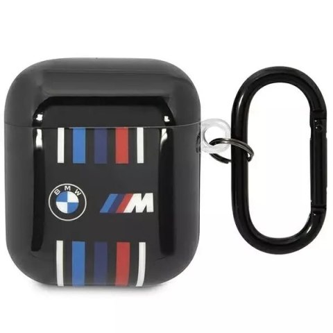 BMW Etui BMW BMA222SWTK do AirPods 1/2 cover czarny/black Multiple Colored Lines BMW Etui BMW BMA222SWTK do AirPods 1/2 cover czarny/black Multiple Colored Lines