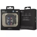 BMW Etui BMW BMA222SWTK do AirPods 1/2 cover czarny/black Multiple Colored Lines