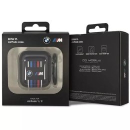 BMW Etui BMW BMA222SWTK do AirPods 1/2 cover czarny/black Multiple Colored Lines
