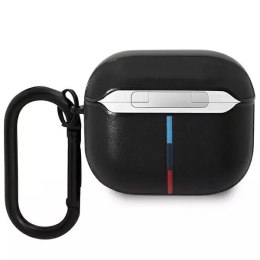 BMW Etui BMW BMA322PVTK do AirPods 3 gen cover czarny/black Leather Curved Line