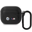BMW Etui BMW BMA322PVTK do AirPods 3 gen cover czarny/black Leather Curved Line