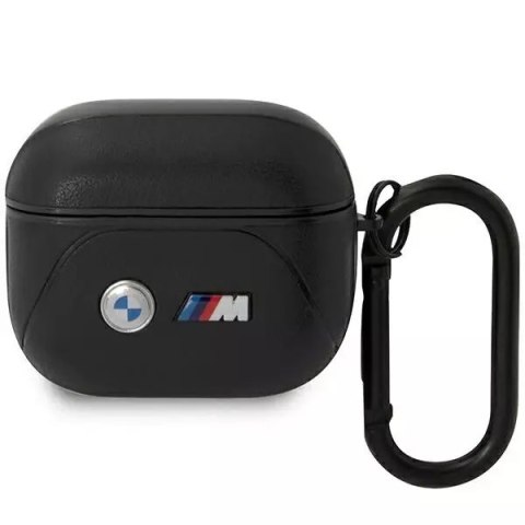 BMW Etui BMW BMA322PVTK do AirPods 3 gen cover czarny/black Leather Curved Line BMW Etui BMW BMA322PVTK do AirPods 3 gen cover czarny/black Leather Curved Line