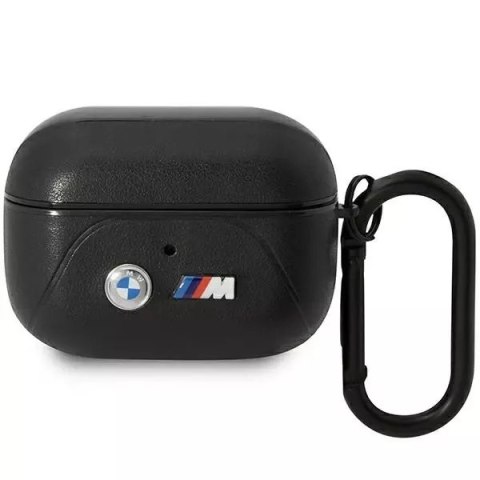 BMW Etui BMW BMAP22PVTK do AirPods Pro cover czarny/black Leather Curved Line BMW Etui BMW BMAP22PVTK do AirPods Pro cover czarny/black Leather Curved Line