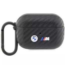 BMW Etui BMW BMAP2WMPUCA2 do AirPods Pro 2 gen cover czarny/black Carbon Double Metal Logo