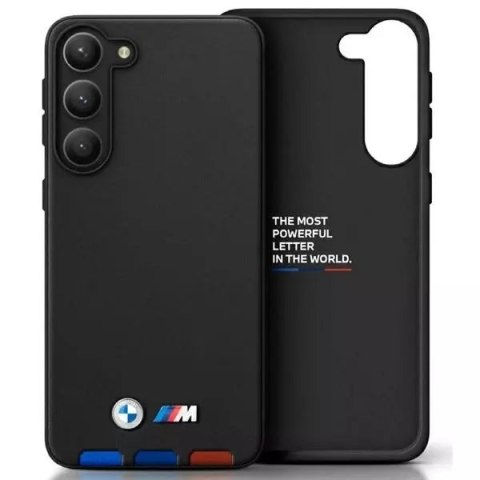 BMW Etui BMW BMHCSA5422PTDK do Galaxy A54 czarny/black Leather Stamp Tricolor BMW Etui BMW BMHCSA5422PTDK do Galaxy A54 czarny/black Leather Stamp Tricolor