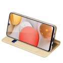 Dux Ducis DUX DUCIS Skin Pro kabura etui pokrowiec z klapką Samsung Galaxy A42 5G złoty