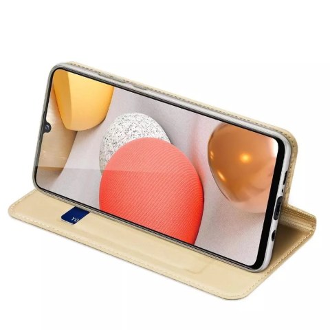 Dux Ducis DUX DUCIS Skin Pro kabura etui pokrowiec z klapką Samsung Galaxy A42 5G złoty Dux Ducis DUX DUCIS Skin Pro kabura etui pokrowiec z klapką Samsung Galaxy A42 5G złoty