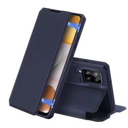 Dux Ducis DUX DUCIS Skin X kabura etui pokrowiec z klapką Samsung Galaxy A42 5G niebieski