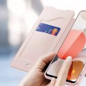 Dux Ducis DUX DUCIS Skin X kabura etui pokrowiec z klapką Samsung Galaxy A42 5G różowy