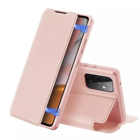 Dux Ducis DUX DUCIS Skin X kabura etui pokrowiec z klapką Samsung Galaxy A72 4G różowy Dux Ducis DUX DUCIS Skin X kabura etui pokrowiec z klapką Samsung Galaxy A72 4G różowy