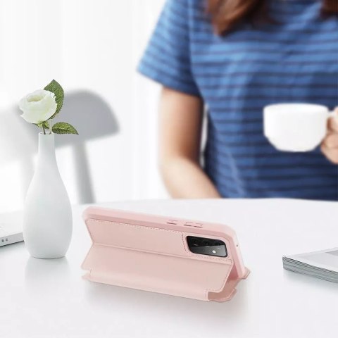 Dux Ducis DUX DUCIS Skin X kabura etui pokrowiec z klapką Samsung Galaxy A72 4G różowy Dux Ducis DUX DUCIS Skin X kabura etui pokrowiec z klapką Samsung Galaxy A72 4G różowy